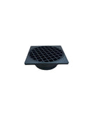 150mm PVC Square Black Stormwater Grate Suits 90mm & 100mm Pipe SSWF0620
