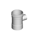 DWV Junction PVC F/F 88 Degree 100mm x 50mm Branch