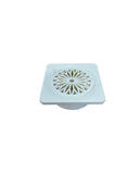 90mm PVC Square Stormwater Grate In Pipe White SSWF0610