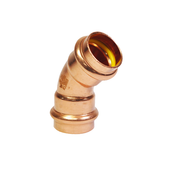 Copper Press Elbow 45 deg No.12 Gas