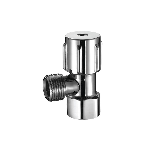Mini Cistern Stop 15mm Jumper Valve - Chrome Plated