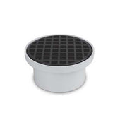 100mm DWV Finishing Collar Kit - Domed Grate
