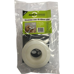Flexi Flange Cupboard Cover Plate Round White 40mm to 60mm - 5 Pack (Copy) (Copy)