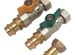 Heater Valve Kit 20mm FI Loose Nut x 20mm CU Press