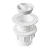 Plug and Waste 32mm Plastic - White