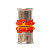 Water & Gas PEX Leak Detection Crimp Straight Coupling